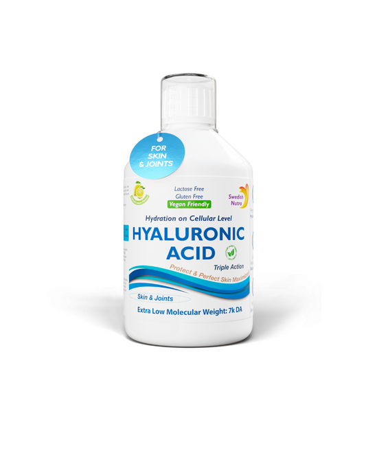 Swedish Nutra Kyselina Hyalurónová (VEGAN FRIENDLY) 500ml