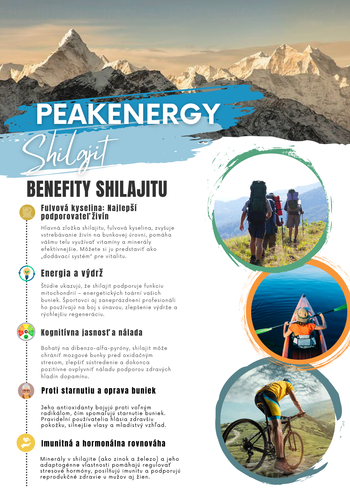 PEAK ENERGY Himalájsky Shilajit (mumijo gold) 30ml