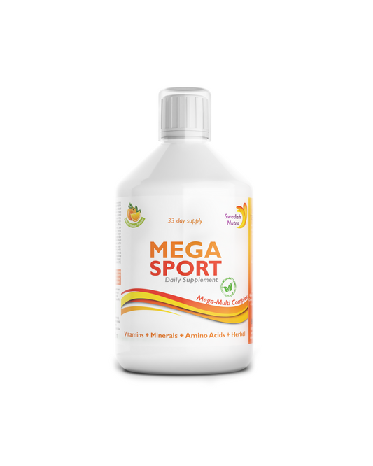 Swedish Nutra Mega Sport 500 ml (výživový doplnok pre športovcov)