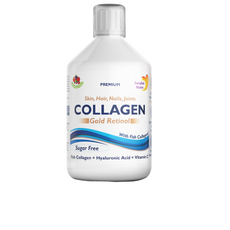 Swedish Nutra Collagen Gold Retinol 500ml (bez cukru) 12 500mg