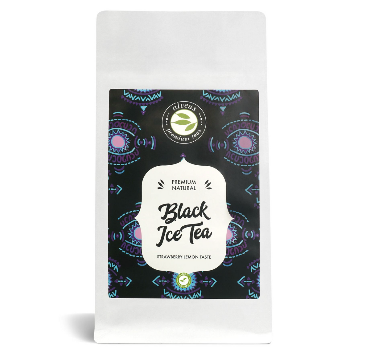 Alveus Premium Black Ice Tea ľadový čaj s čiernym čajom jahodou a citrónom 100g