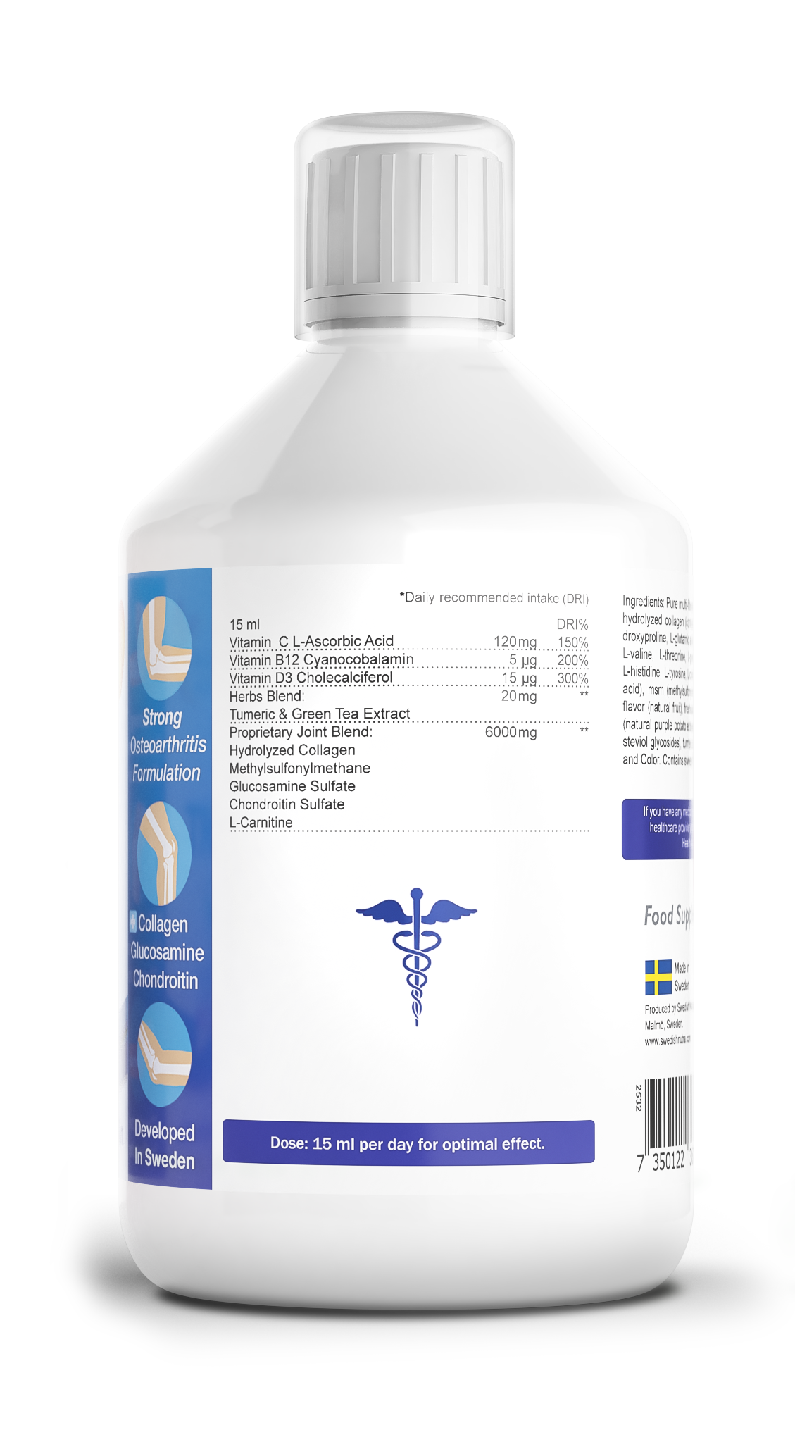 Swedish Nutra Joint Support - klbová výživa ( bez cukru )500ml